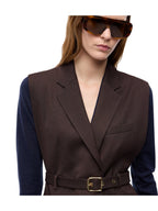 Pinko Giacca Donna NURAQUS GILET DIAGONALE MISTO 107727A3MS M04