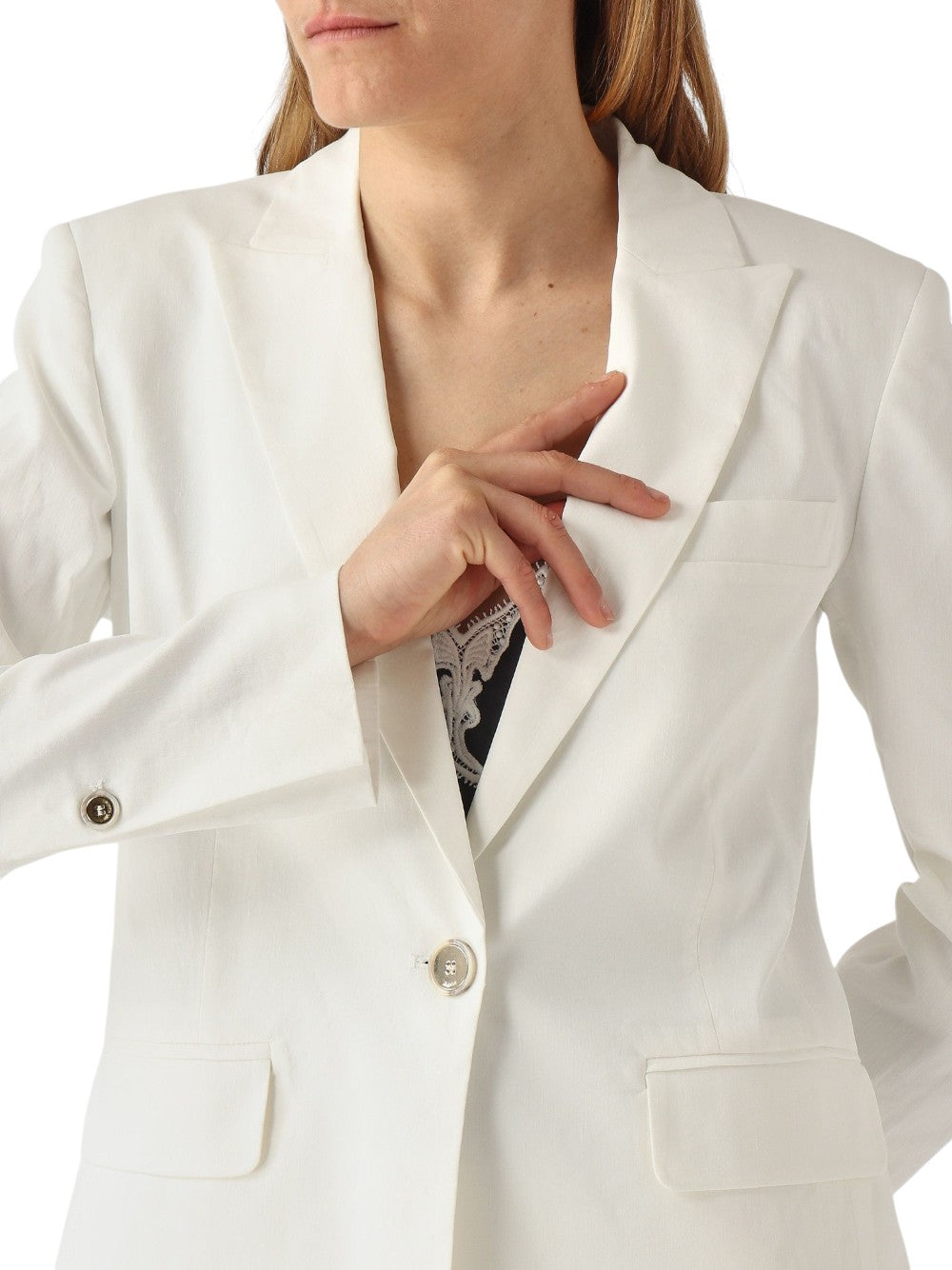 Pinko Giacca Donna FREDA GIACCA LINO STRETCH 106597A34IZ05