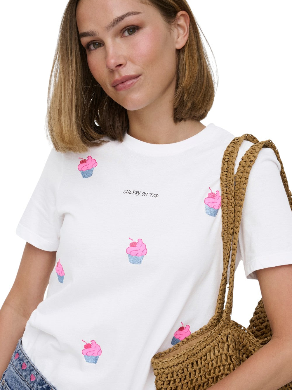 ONLY T-shirt Donna  15368885 Bm
