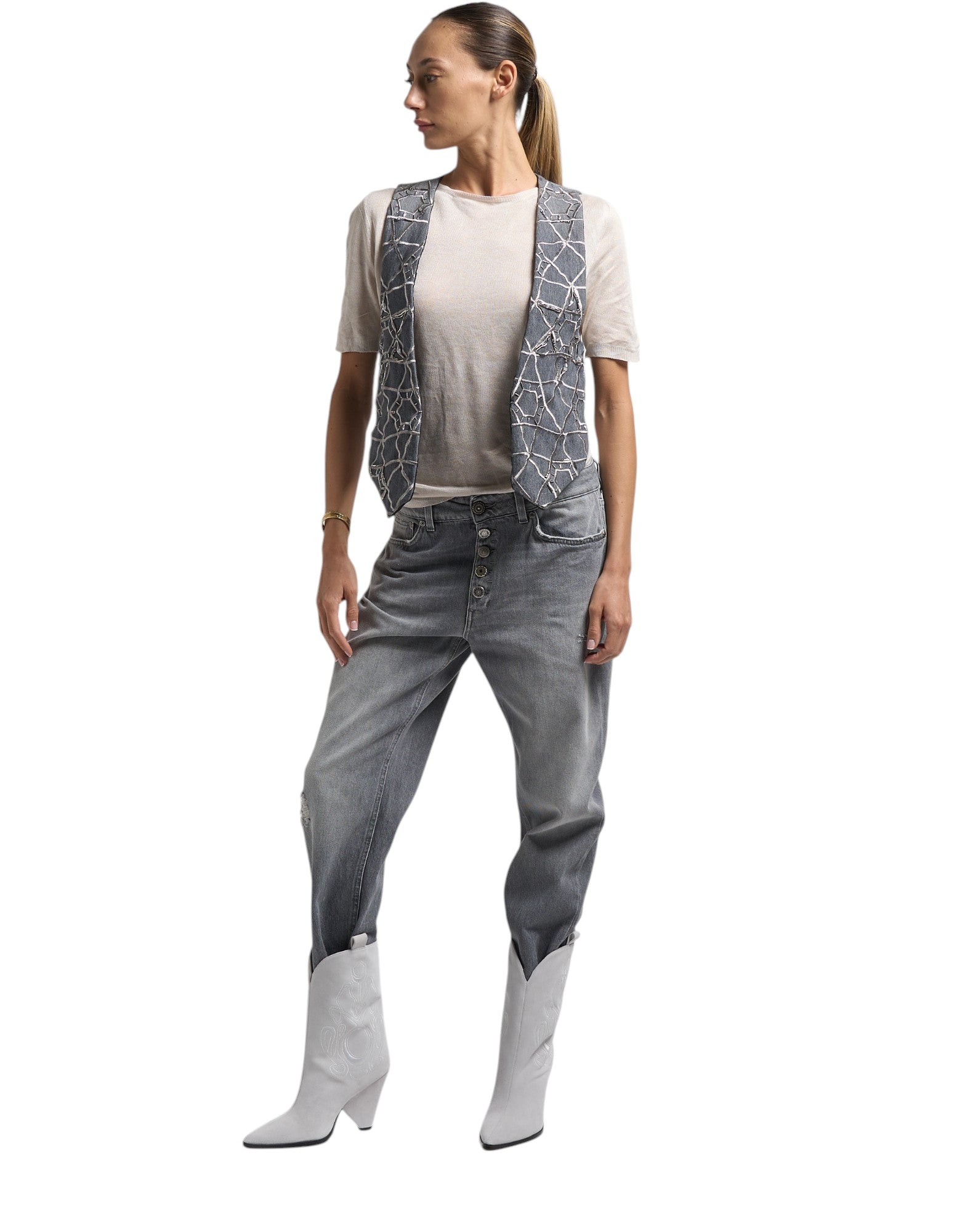 DONDUP Gilet Donna DJ689 DF0277D