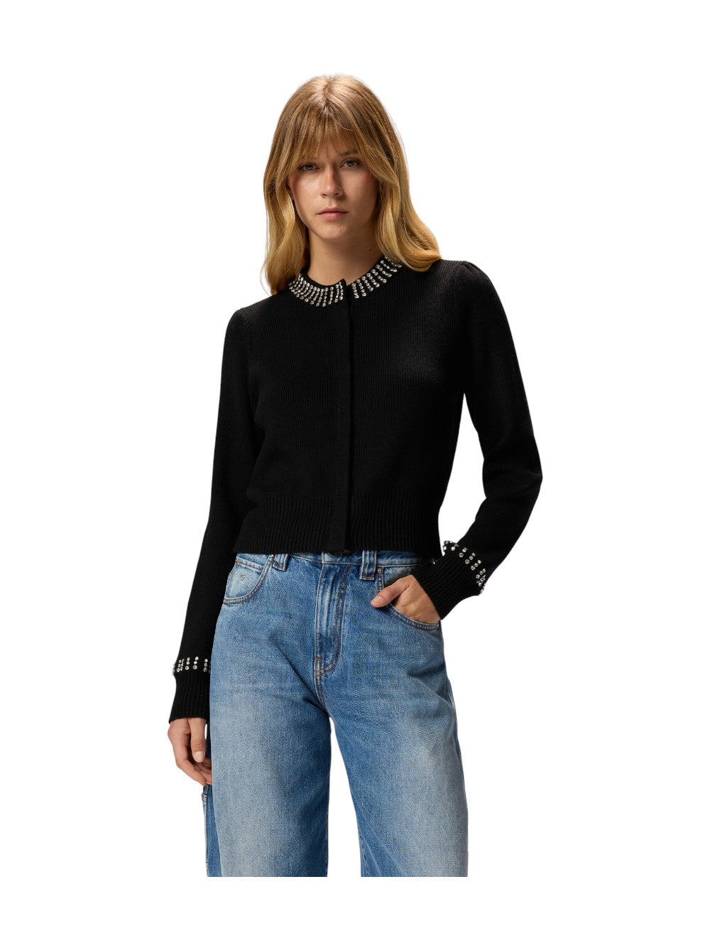 Pinko Maglia Donna SPEZZINO CARDIGAN 105686A2S4 Z99