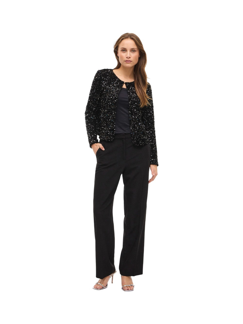 VILA Cardigan Donna VIFAITH O-NECK L/S CARDIGAN/1 14110260