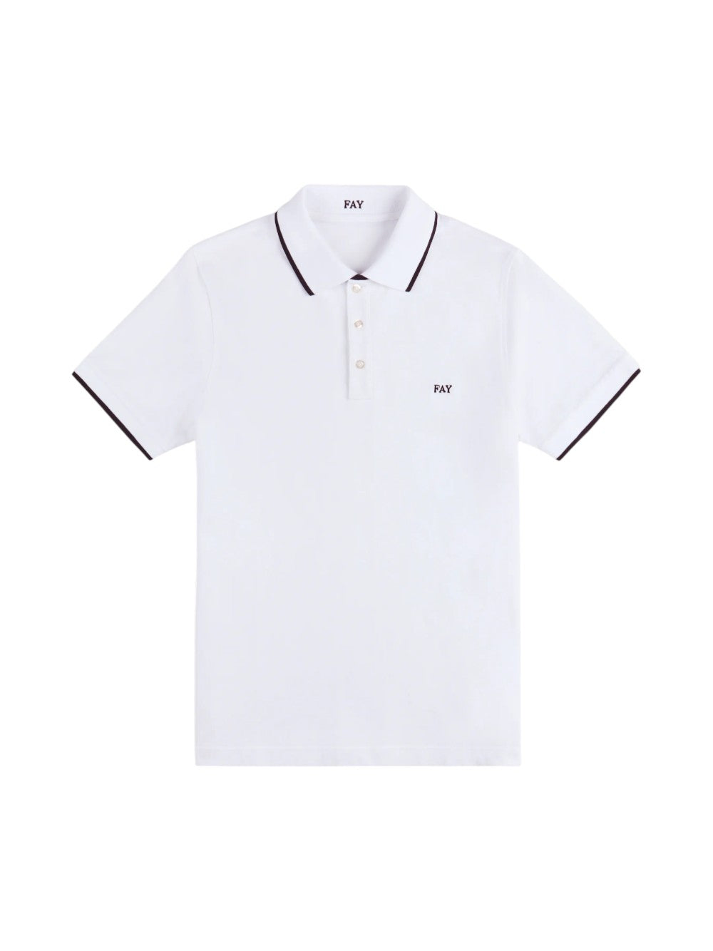 Fay Polo Uomo DB COLLAR PIQUET STR. BICOLOR NPMB252140STDWB001