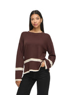 VILA Maglia Donna VIRIL 14112403 19-0915 TCX