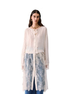 Liu Jo Camicia Donna CAMICIA LUNGA CON PIZZO CF6220T866A X0720