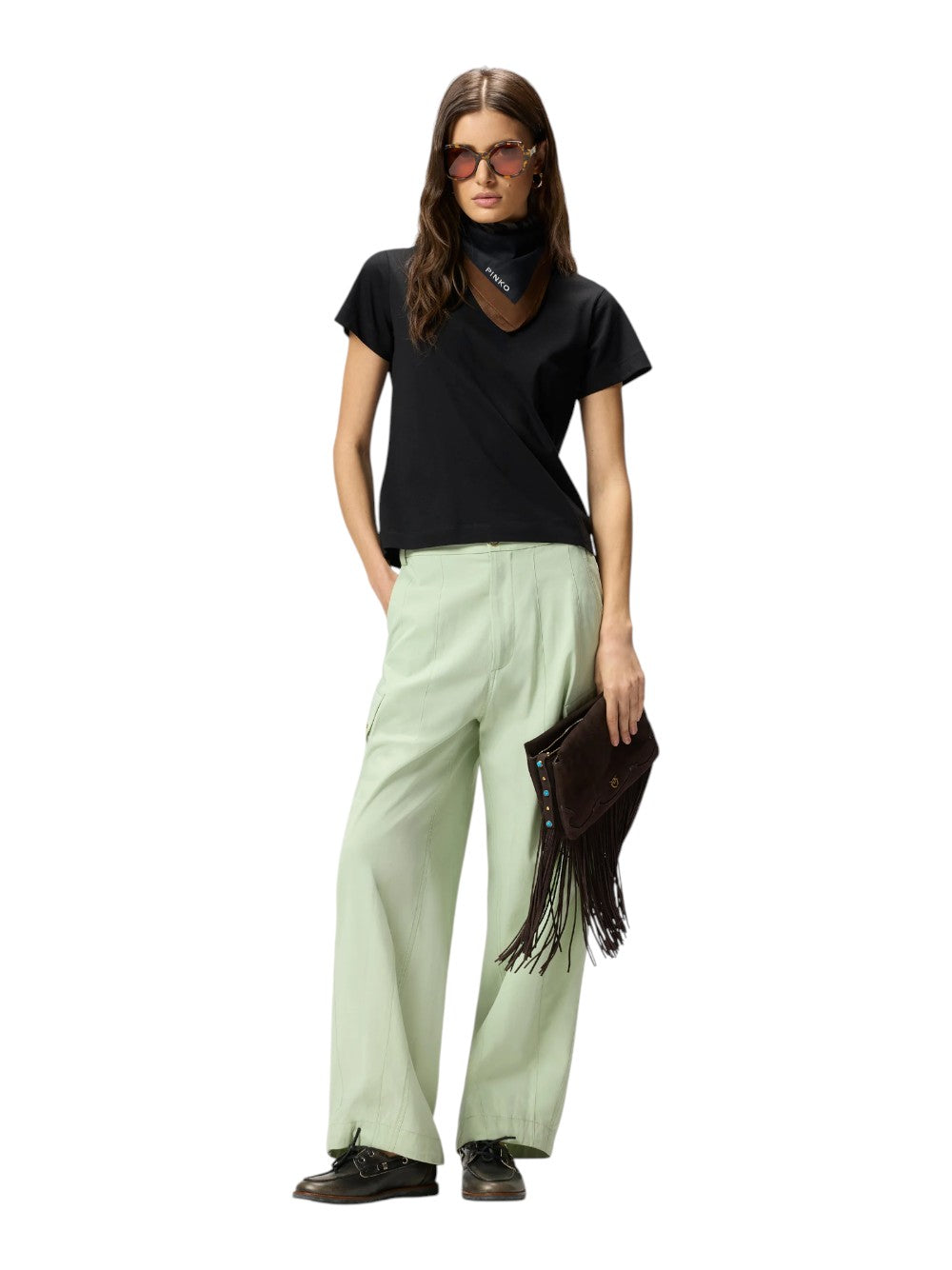 Pinko T-SHIRT Donna BASICO T-SHIRT JERSEY LOGO STA 100373A34FZ99
