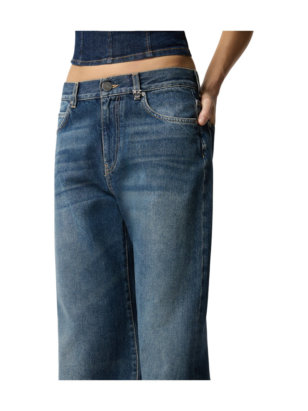 Pinko Jeans Donna WANDA WIDE LEG 101733A2RQ PJZ