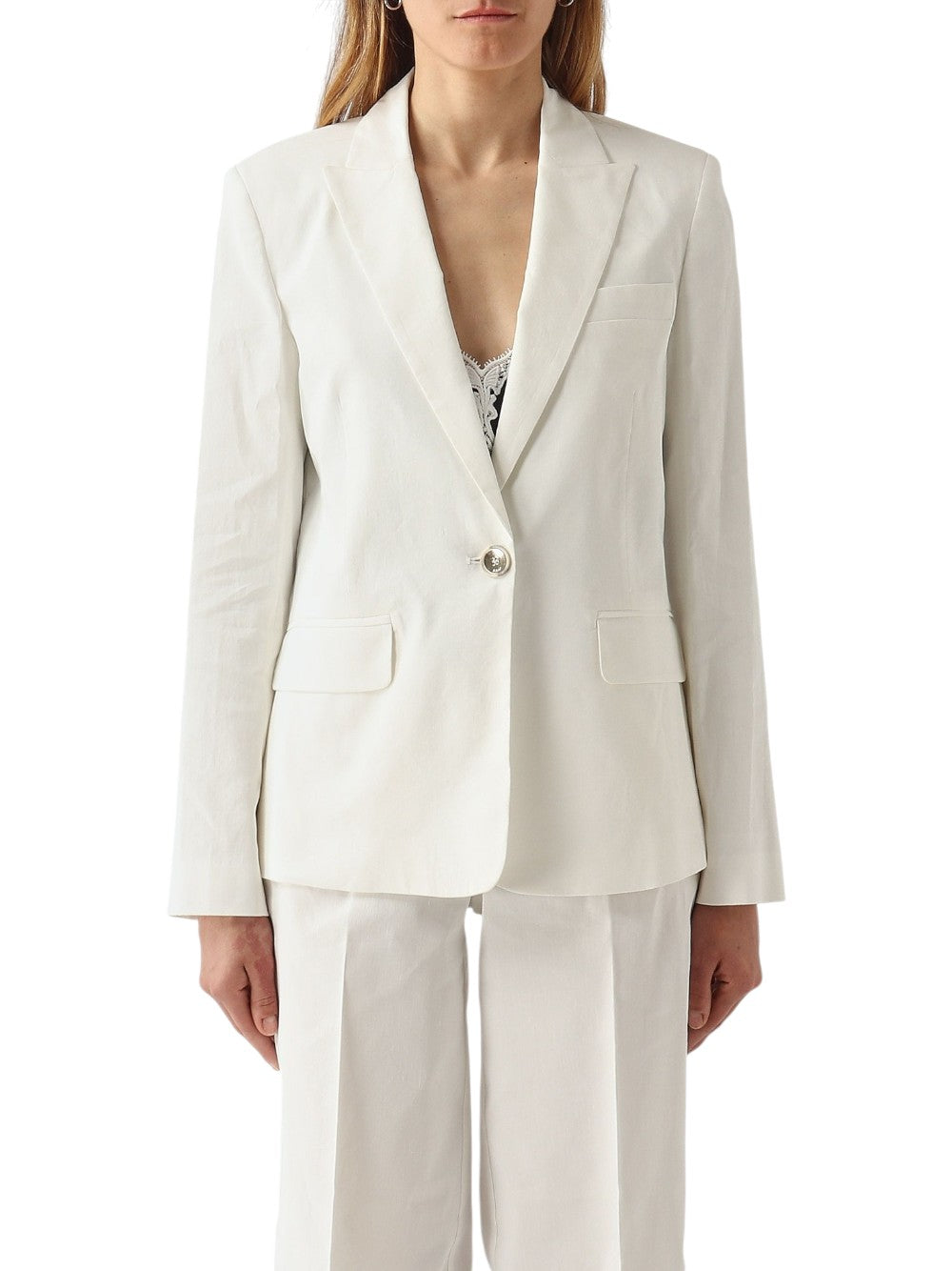 Pinko Giacca Donna FREDA GIACCA LINO STRETCH 106597A34IZ05