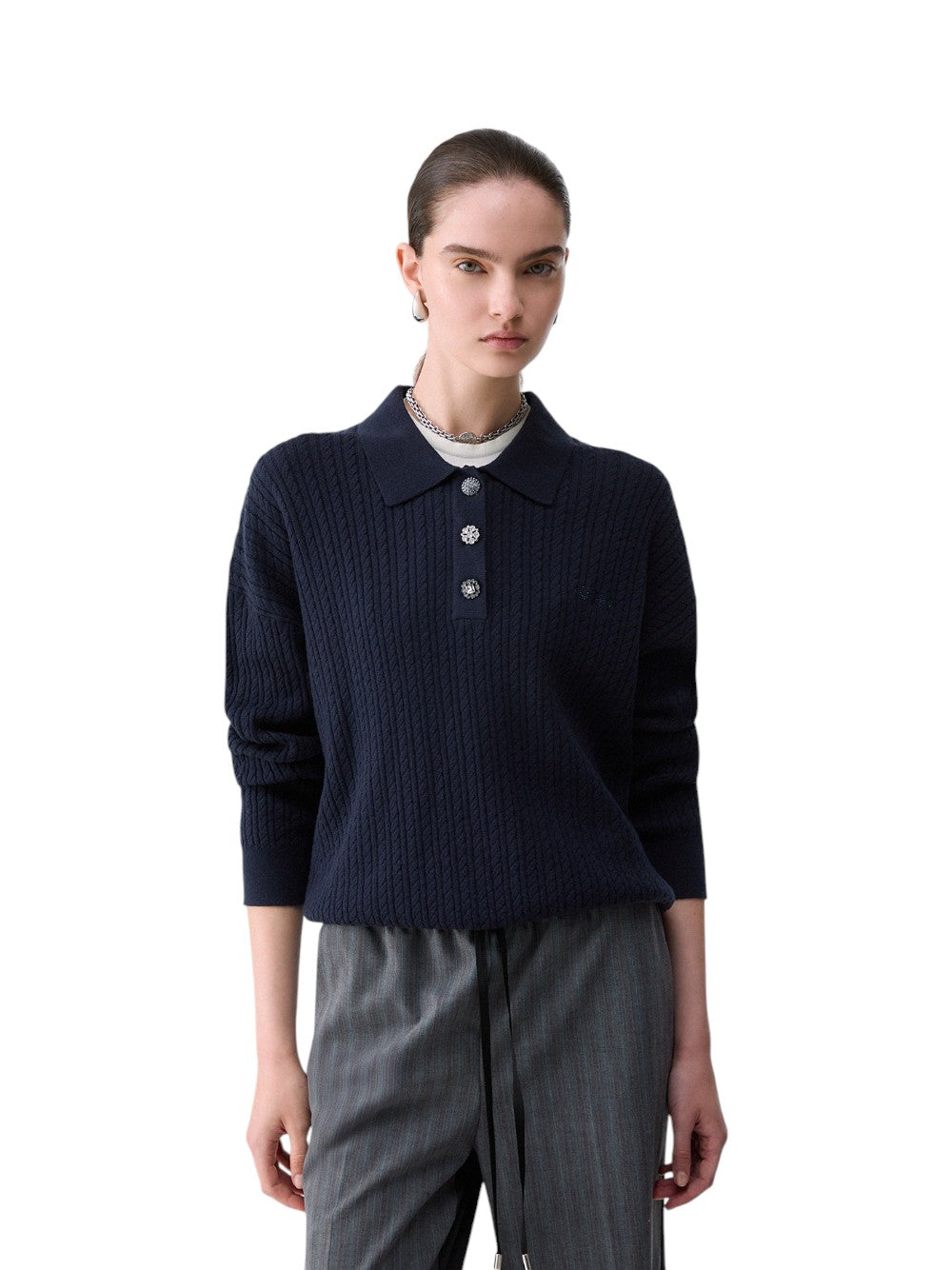 Liu Jo Maglia Donna POLO M/L JEWELS WF6109MA88R L9202