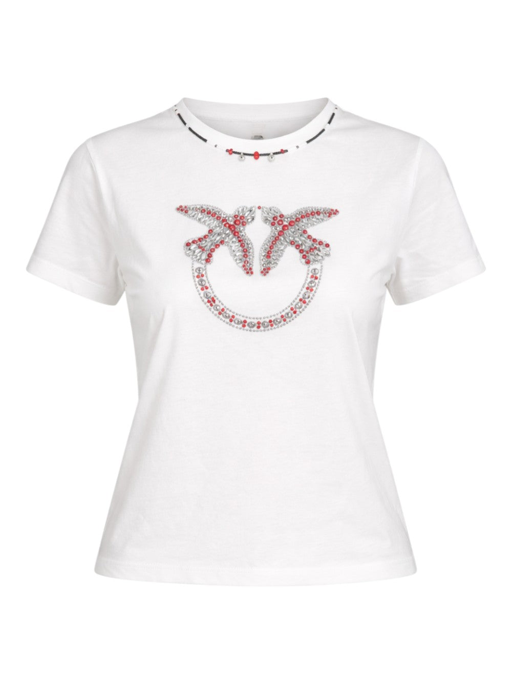 Pinko Top Donna FIDENZA T-SHIRT JERSEY LOGO RI 107094A3C7ZR2