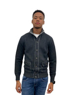 Kangra Cardigan Uomo C/Bottoni Rasato  Calato 2100 56 484