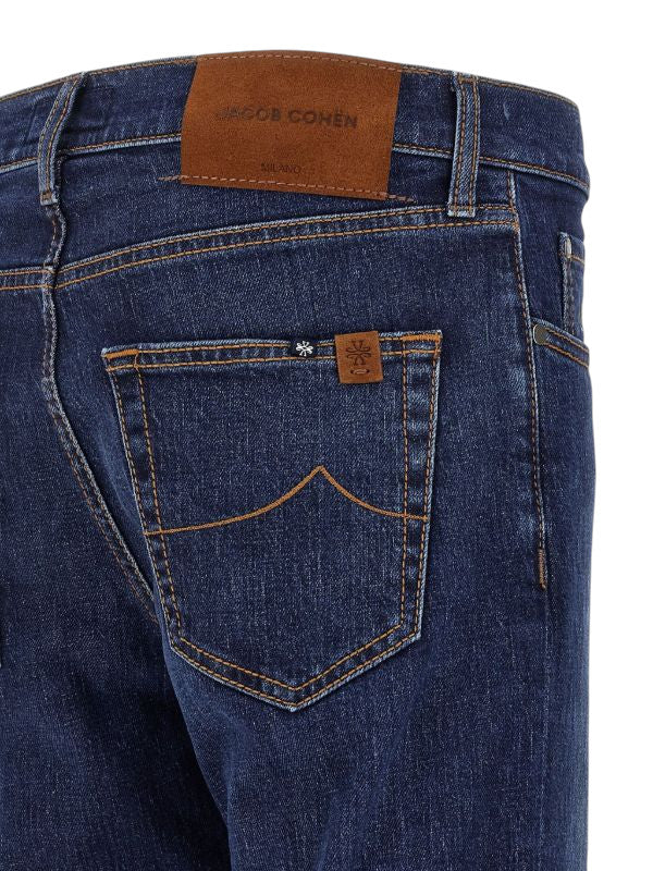 Jacob Cohën Jeans Uomo CROPPED TAPERED LEG FIT LOW CROTCH JUDE JUM_QE033 075 S4259 100D