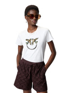 Pinko T-SHIRT Donna QUENTIN T-SHIRT JERSEY RICAMO 100535A33FZ05