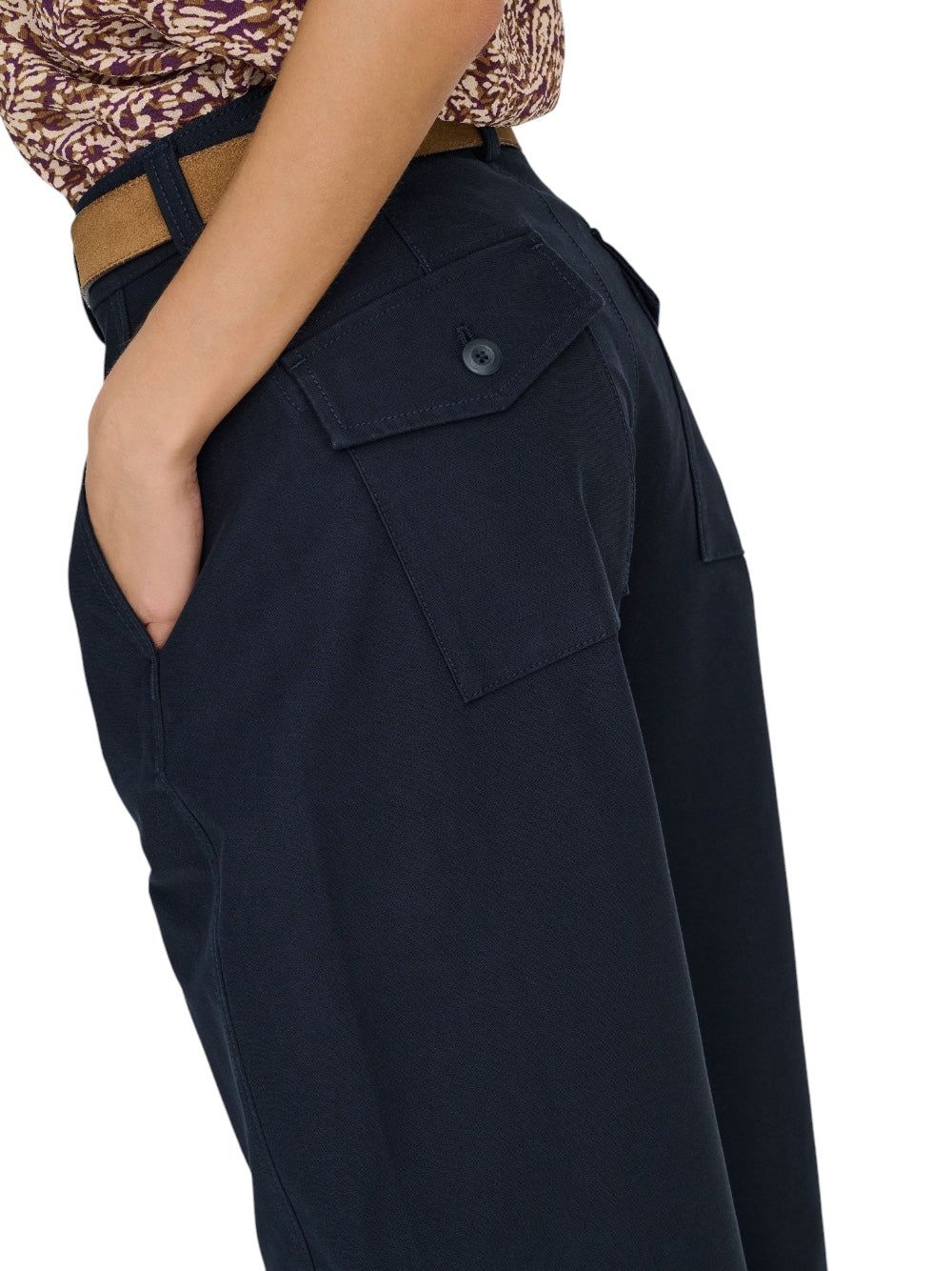 ONLY Trousers Donna ONLCLAIR MW BARREL PANT PNT NOOS 15371522 19-3924 TCX