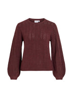 VILA Maglia Donna VILIGA 14117271 19-1627 TCX