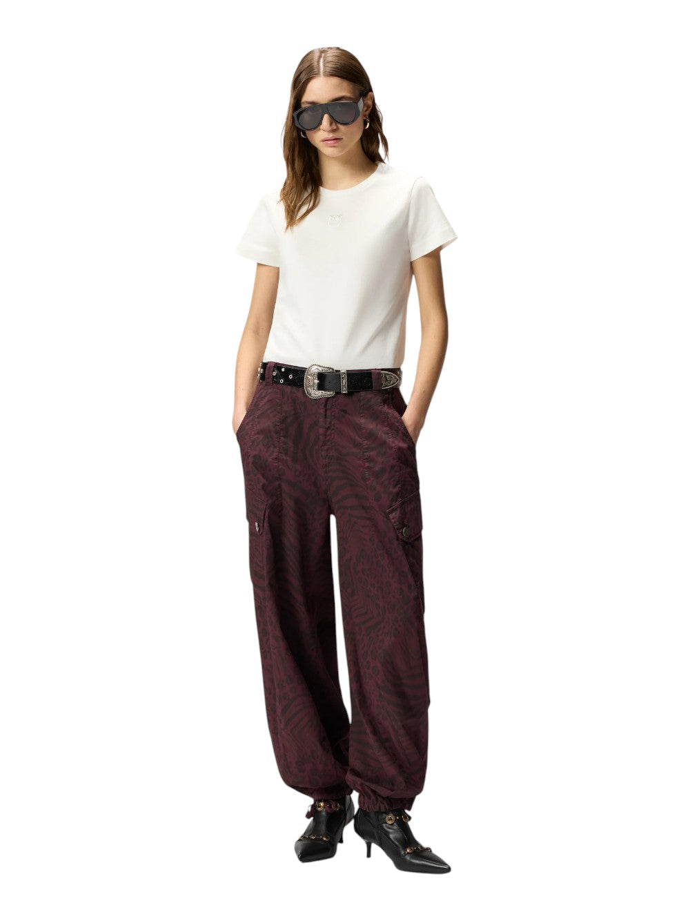 Pinko T-SHIRT Donna BUSSOLOTTO T-SHIRT JERSEY PATC 100355A339Z05