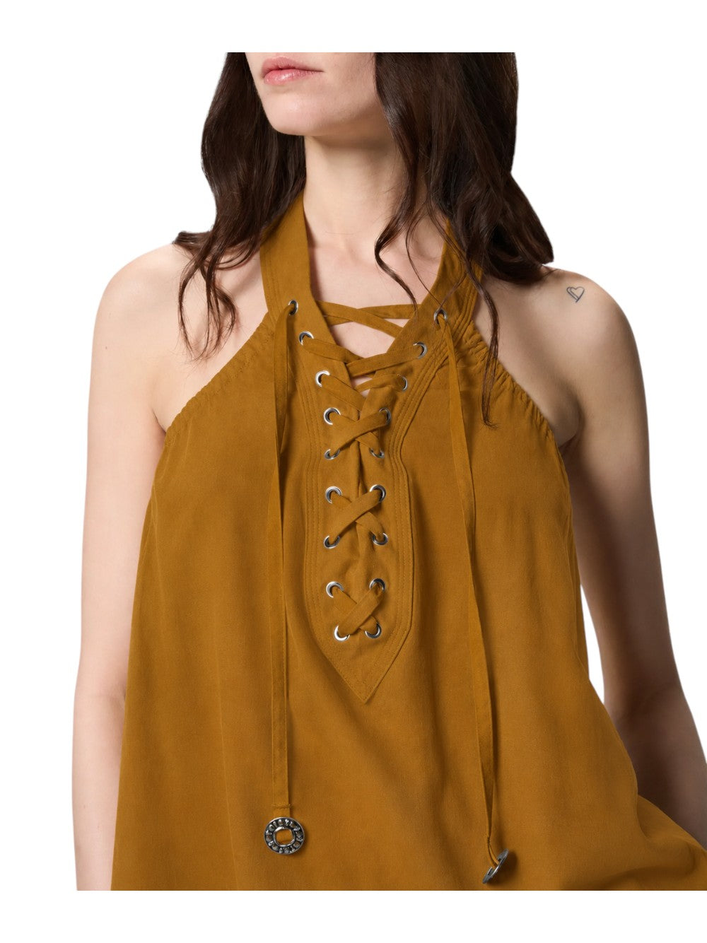 Pinko Top Donna CAIVANO TOP VOILE E GABARDINA 106944A3AXL25