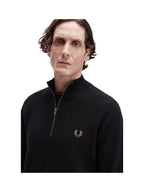 Fred Perry Maglia Uomo FP WAFFLE STITCH HALF ZIP JUMPER K8557 102