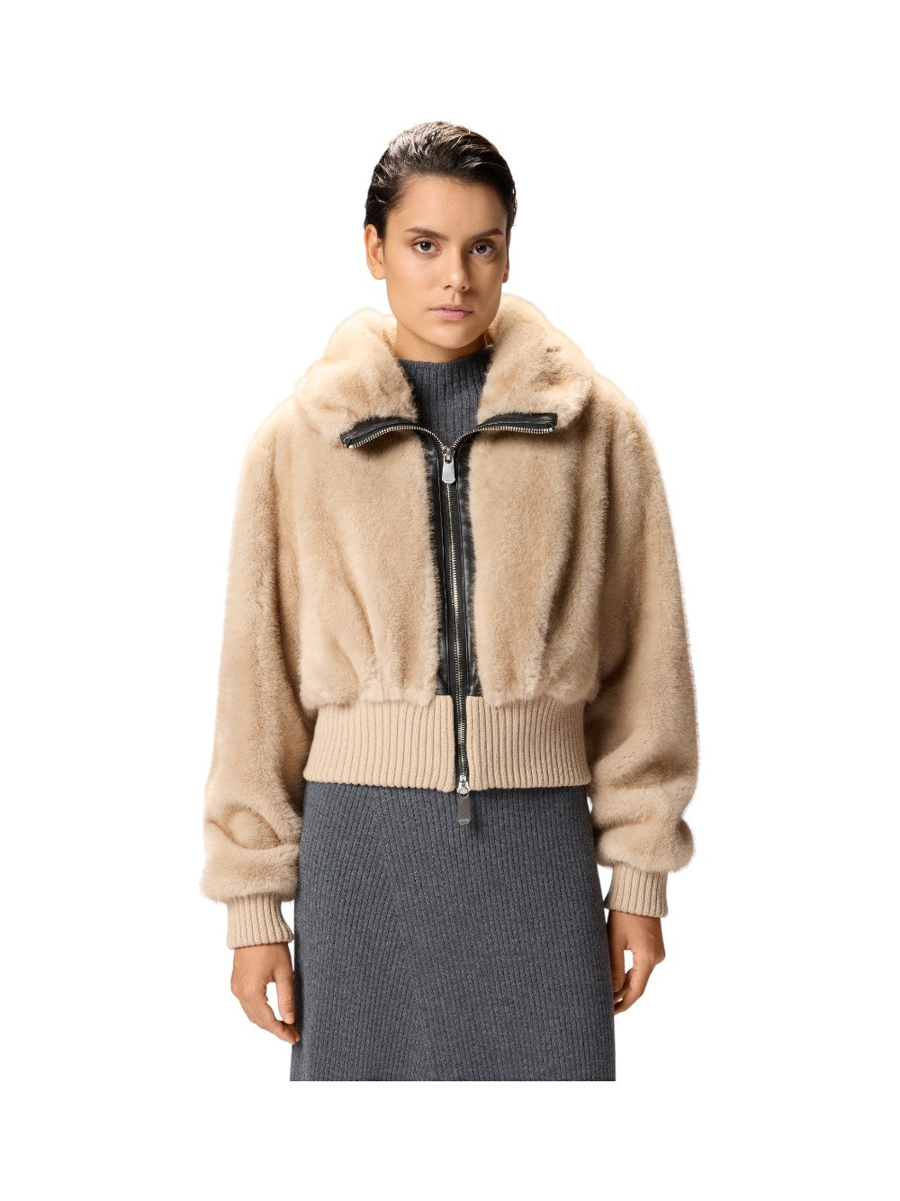 Pinko Simil Pelliccia Donna BAGELS BOMBER 105399A2PI C60
