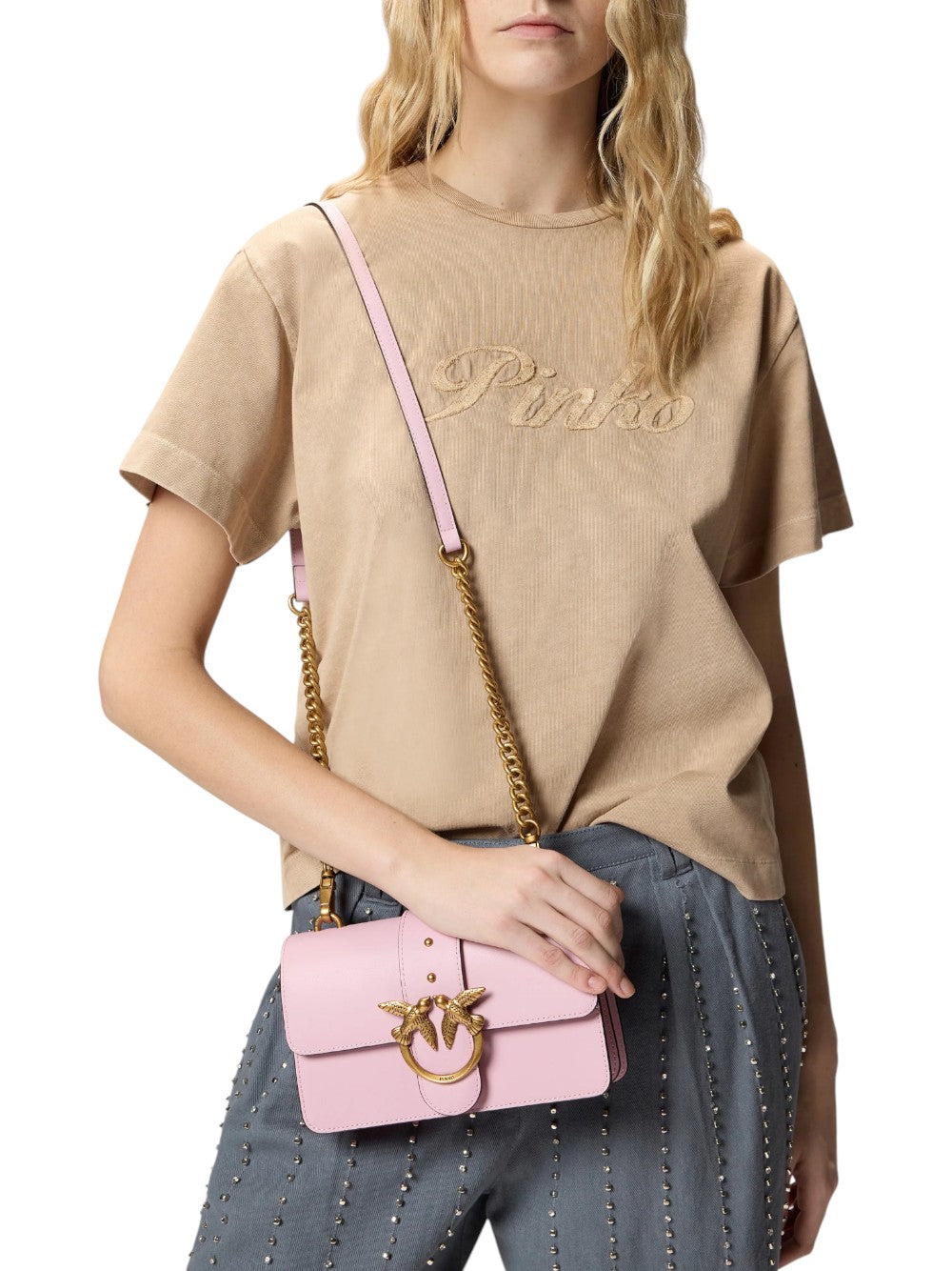 Pinko Borsa Donna Love One Mini St. Cl Vitello S 105856A0F1P26Q