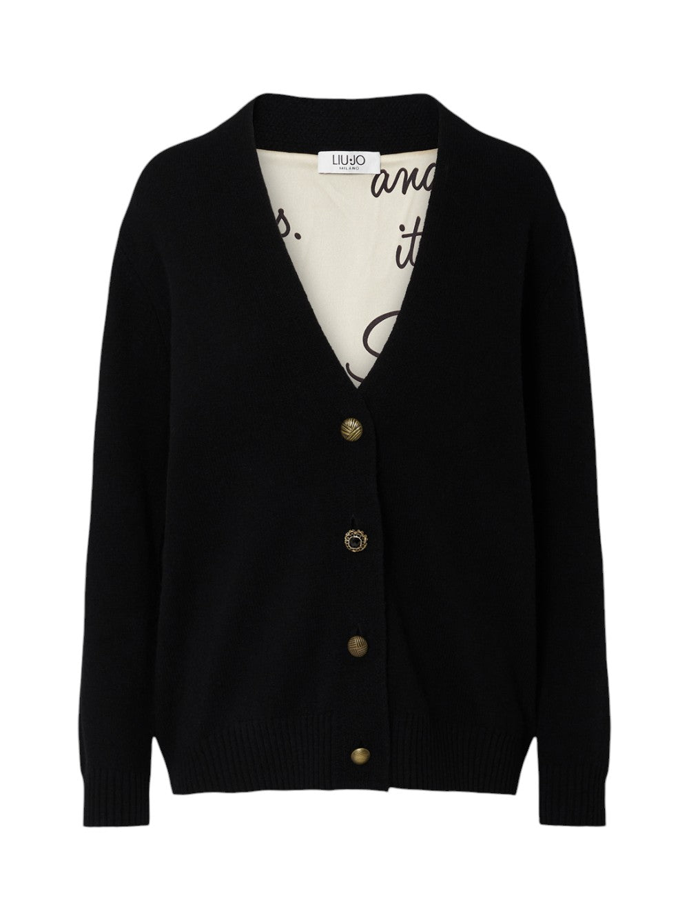 Liu Jo Cardigan Donna ECS MAGLIA APERTA M/L FODERATA WF6417MS009 L9456