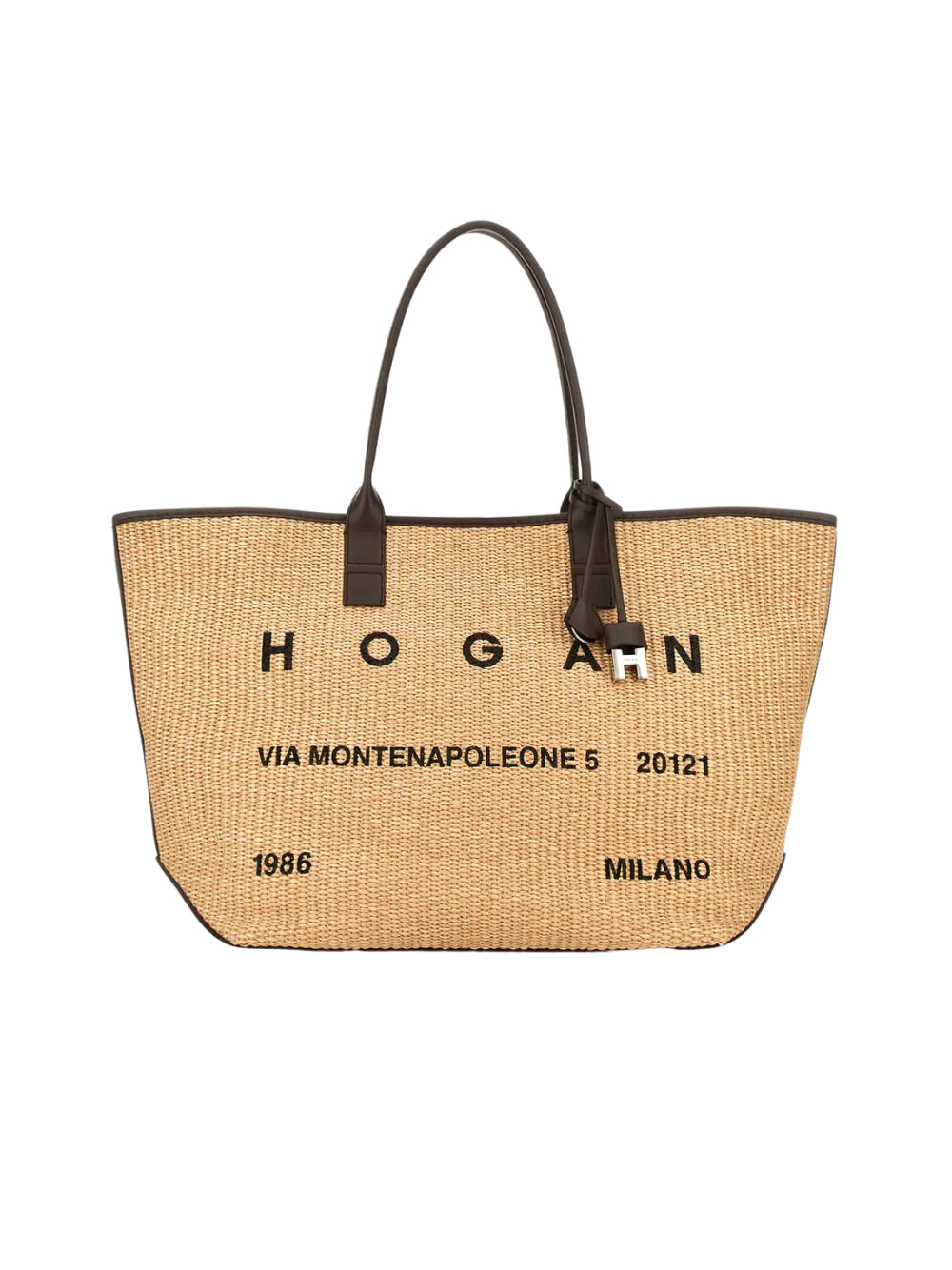 Hogan Borsa Donna ADDRESS SHOPPING MEDIA TESS. RAFIA KBW01TA5300UYI 7E06