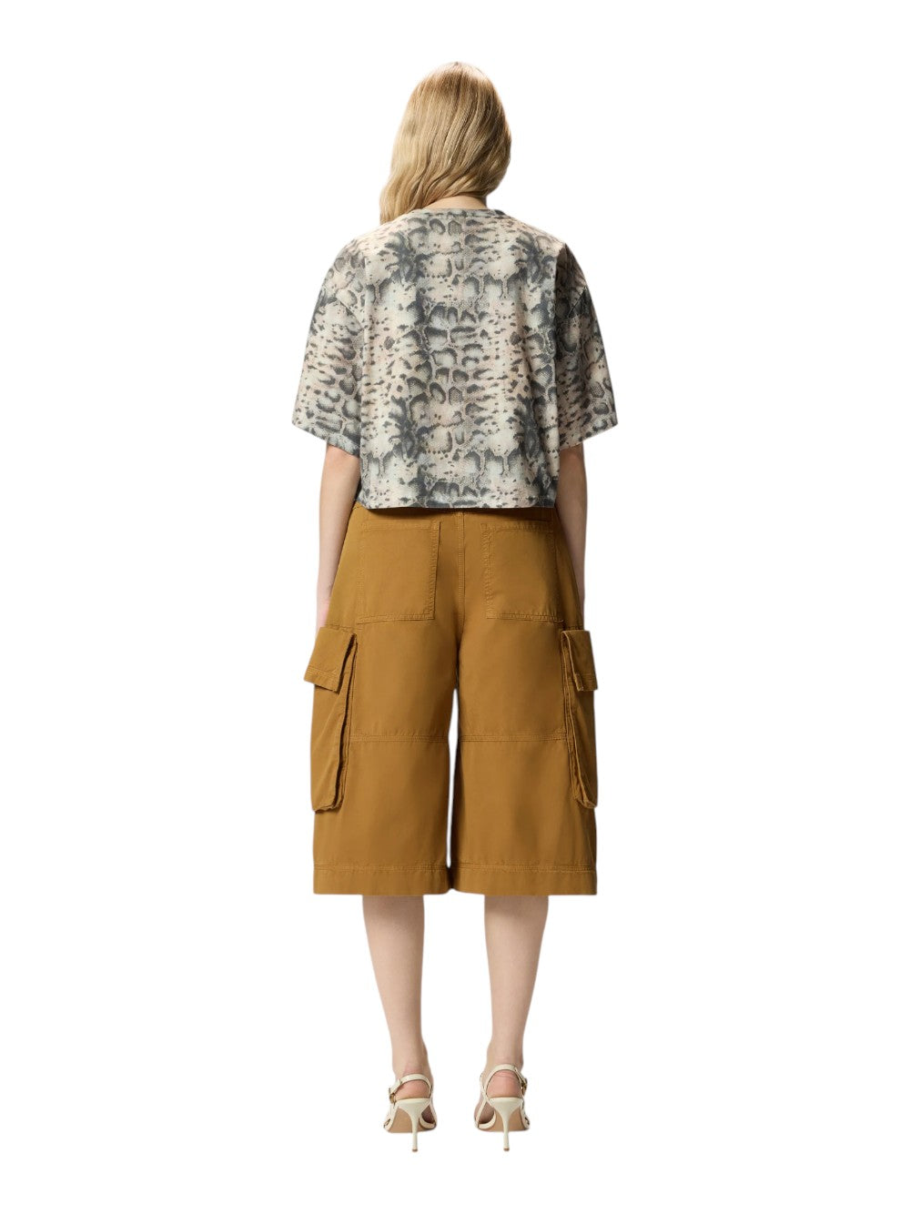 Pinko Top Donna TERNI T-SHIRT JERSEY SNAKE RIC 106921A3C8CZ9