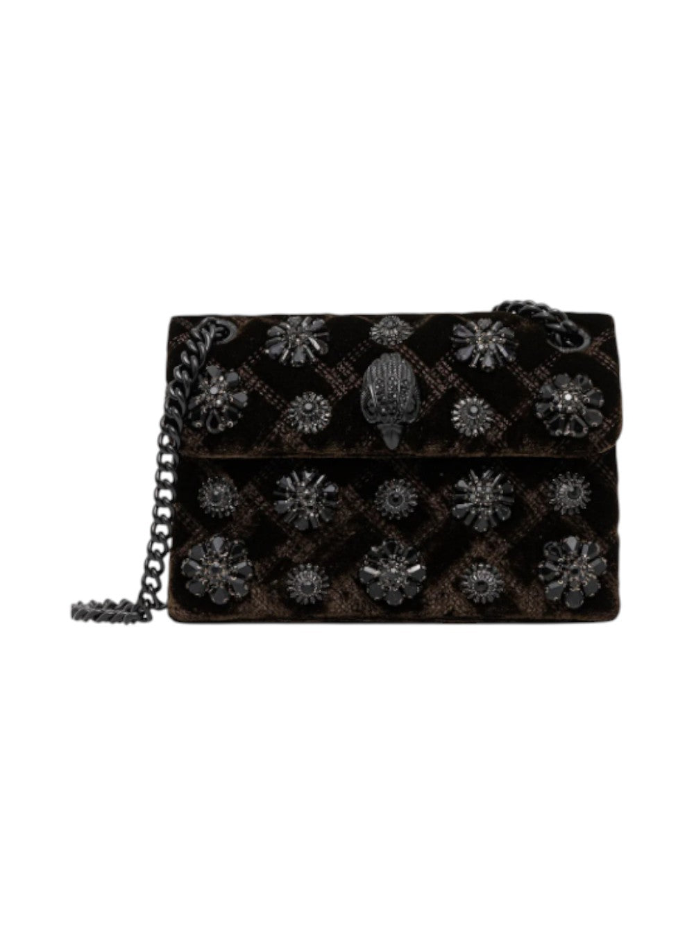 Kurt Geiger Borsa Donna VELVET MINI KENSINGTON VELVET MINI KENSINGTON