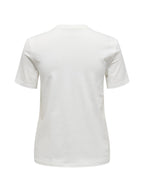 ONLY T-SHIRT Donna ONLJOLLY LIFE S/S REG PEARL TOP JRS 15356167