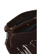 Pinko Borsa Donna Triplet Mini Fringes Suede 106665A0F6M11P