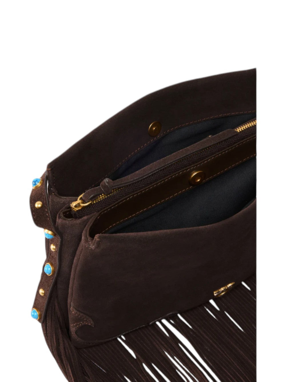 Pinko Borsa Donna Triplet Mini Fringes Suede 106665A0F6M11P