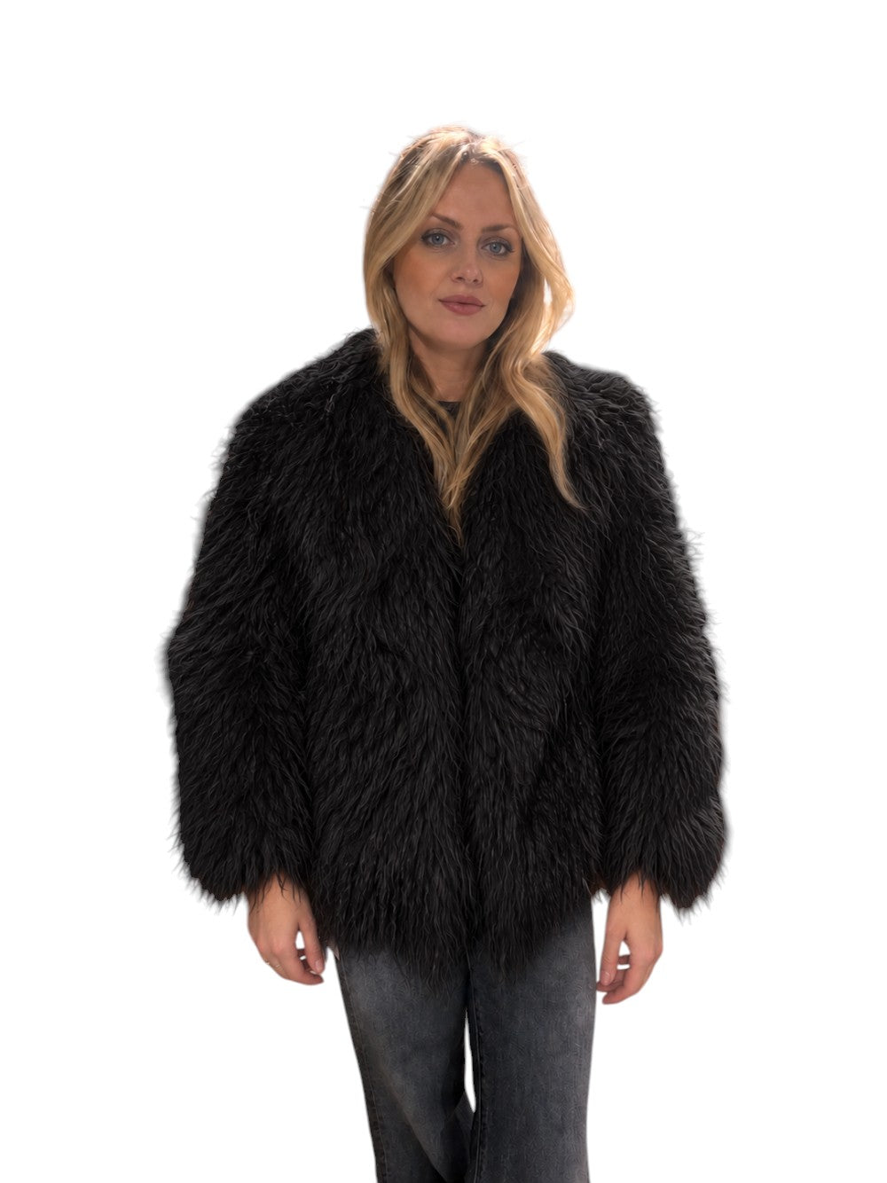 Yes London Pelliccia Donna  LC/2092 Ne