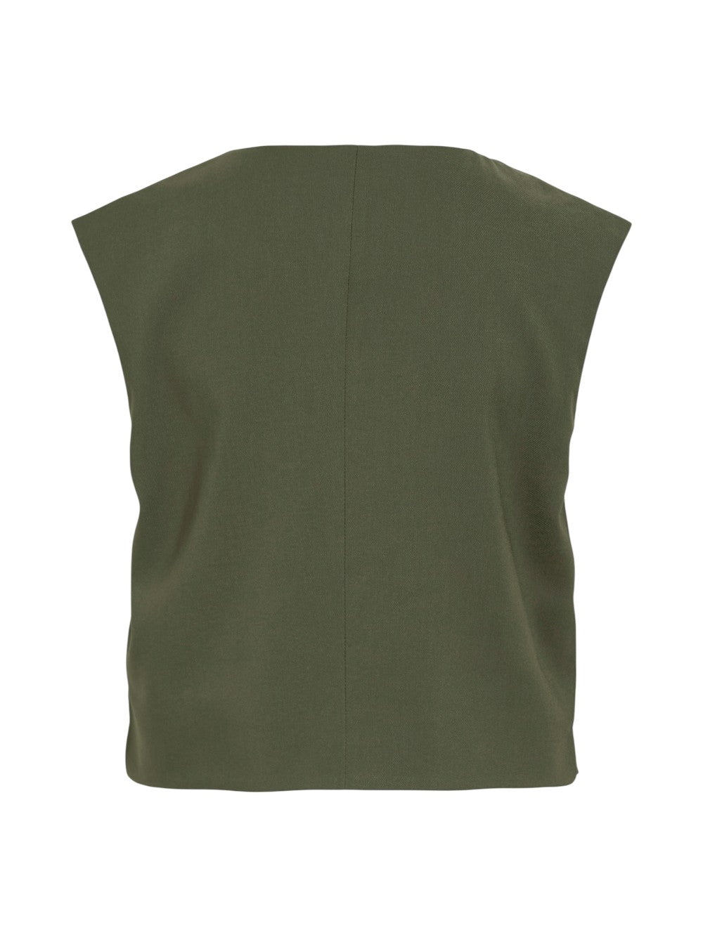 VILA Gilet Donna Viculda O-neck Sl Short Vest/Bfs 14107570