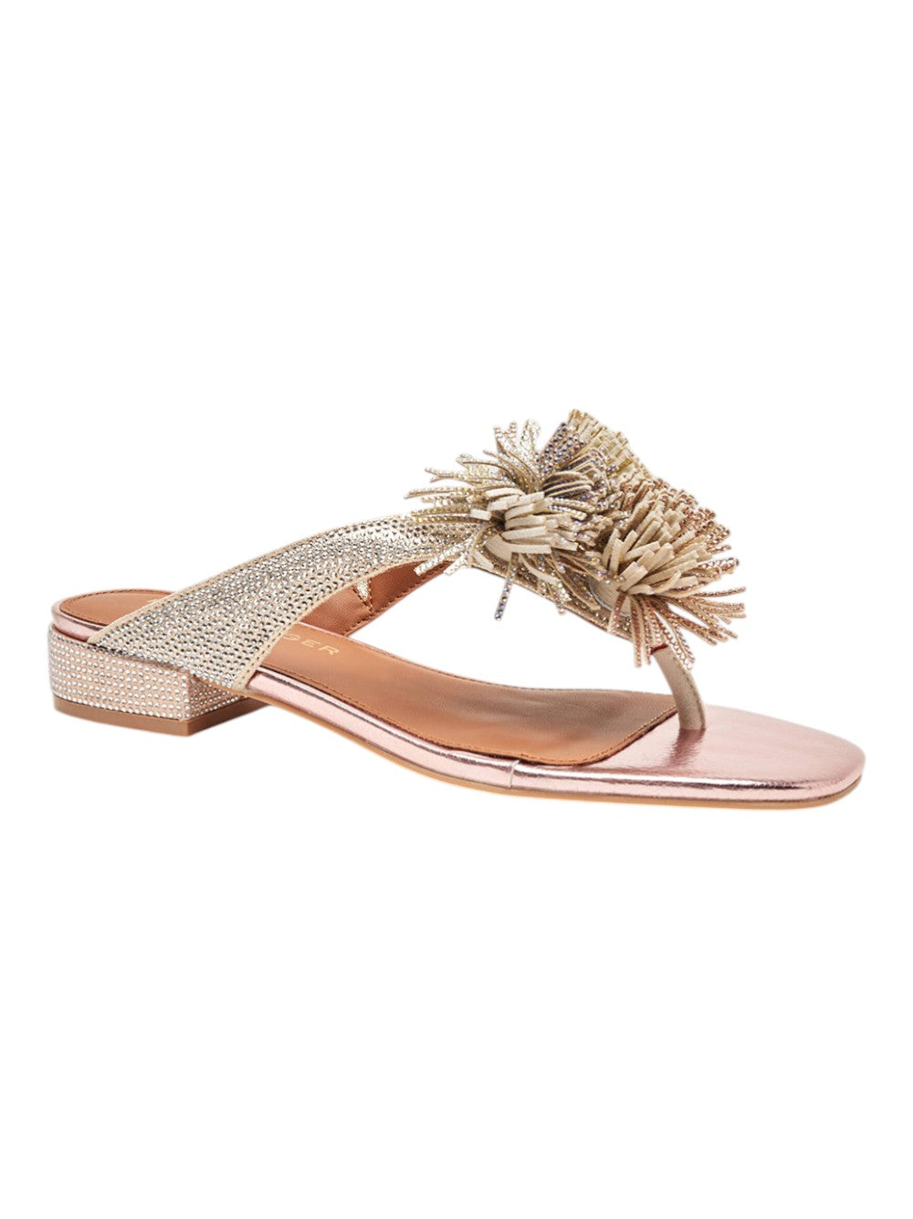 Kurt Geiger Ciabatte Donna Pom Pom T-Bar Flat Sdl 4365565689 65