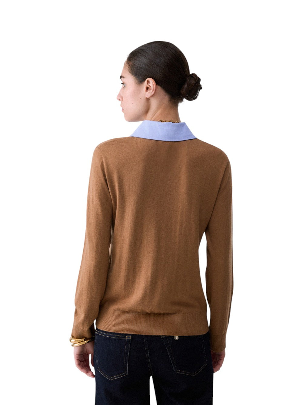 Liu Jo Maglia Donna MAGLIA CHIUSA COLLETTO POPELIndia WF6452MA16R L9440