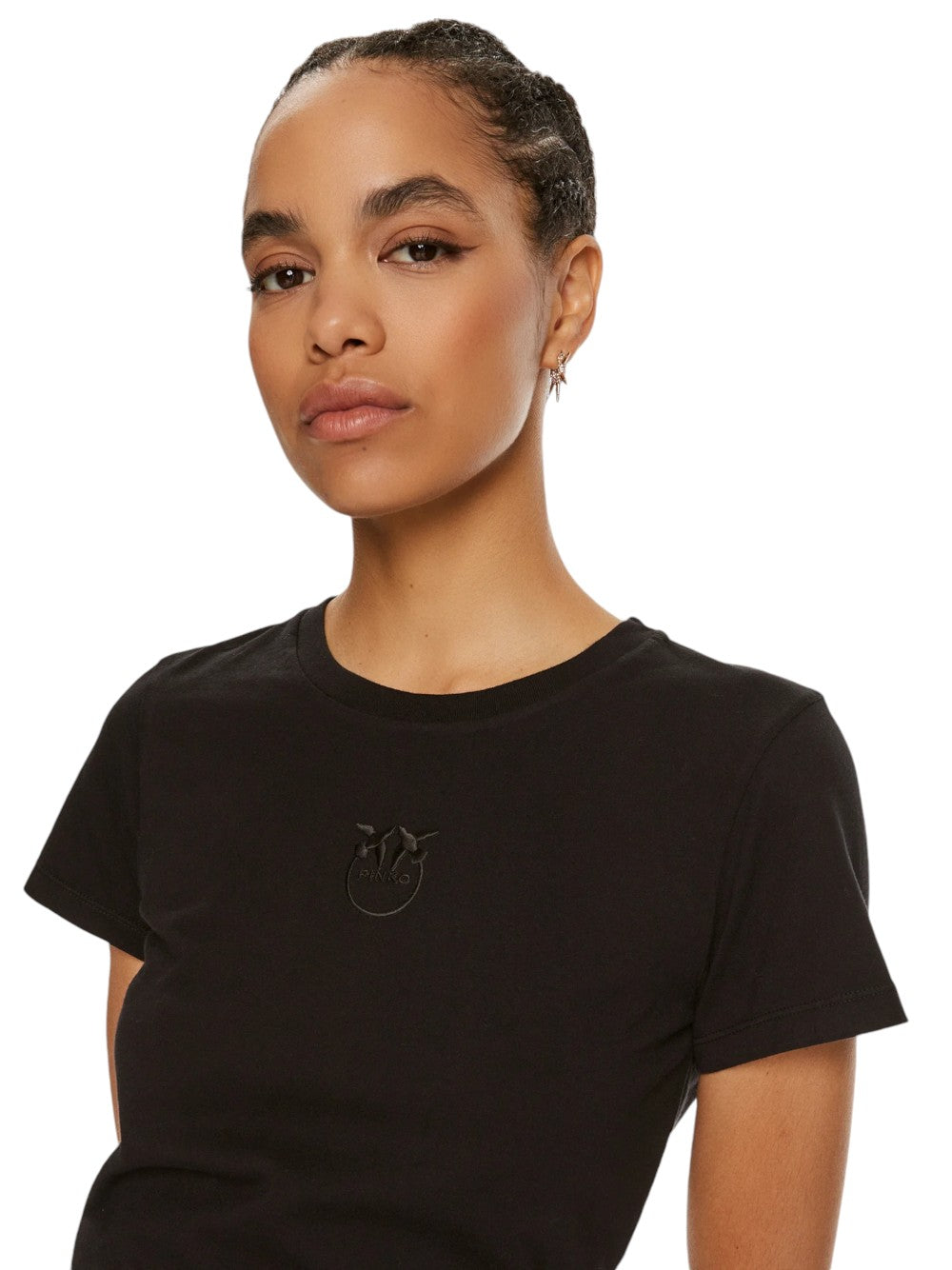 Pinko Women's T-SHIRT BUSSOLOTTO T-SHIRT JERSEY LOGO