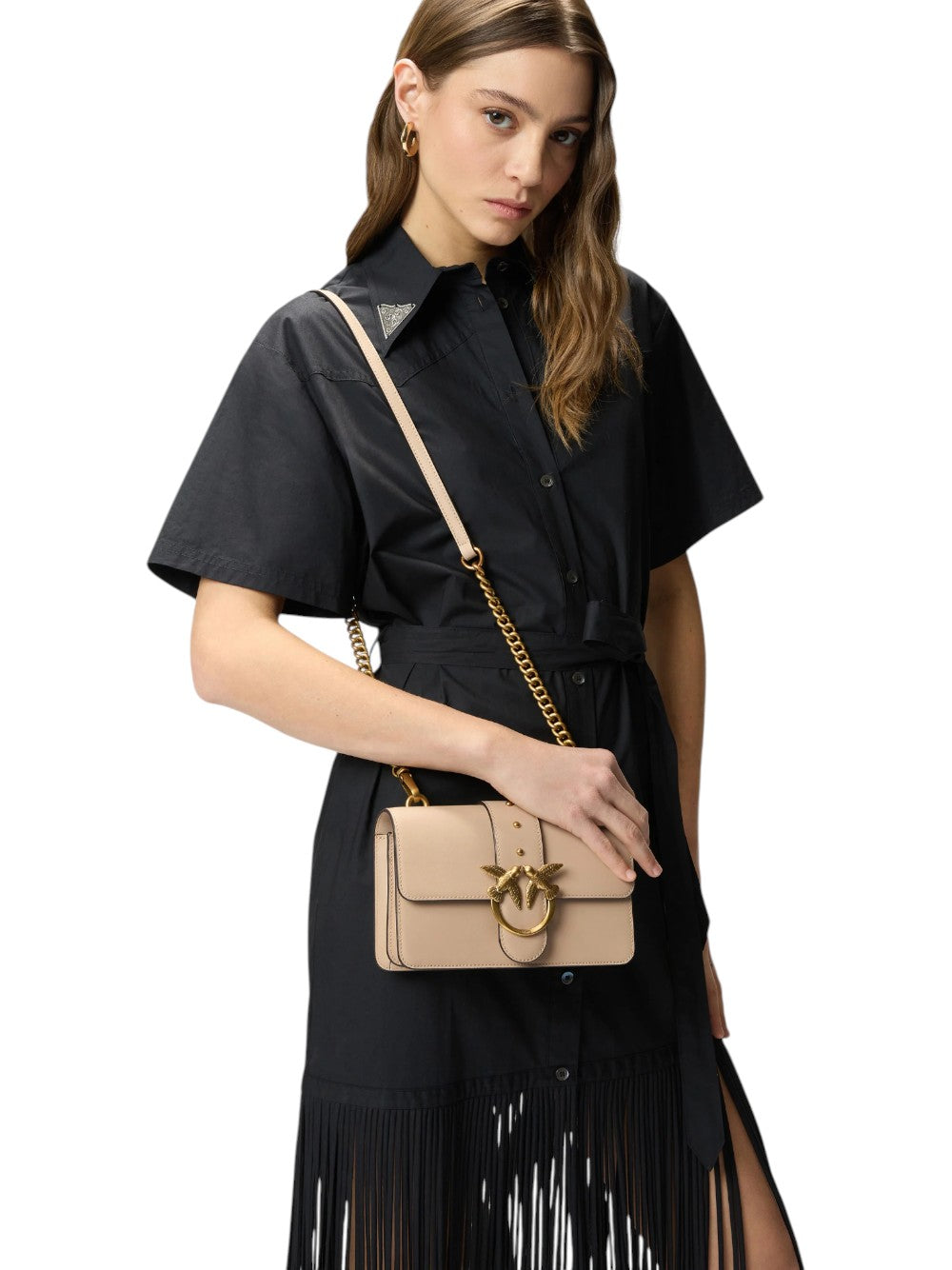 Pinko Borsa Donna Love One Mini St. Cl Vitello S 105856A0F1C50Q