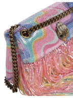 Kurt Geiger Borsa Donna Mini Kensington Fringe-Mult/Other-Fabric/Other Print 5020169689 69