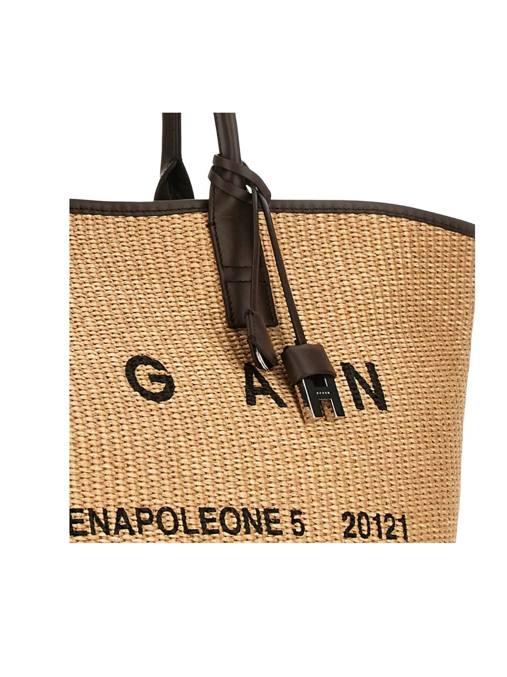 Hogan Borsa Donna ADDRESS SHOPPING MEDIA TESS. RAFIA KBW01TA5300UYI 7E06