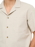 ONLY & SONS Camicia Uomo ONSEYE RESORT SEER 0009 22030342 Silver Lining