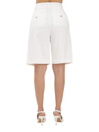 Pinko Pantalone Donna BRYANA BERMUDA LINO STRETCH 106594A34IZ05