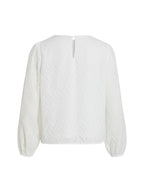 VILA Blusa Donna VIMIKA O-NECK L/S TOP - NOOS 14107406