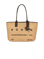 Hogan Borsa Donna ADDRESS SHOPPING PICCOLA TESS RAFIA KBW01TA3200UYI 7E06