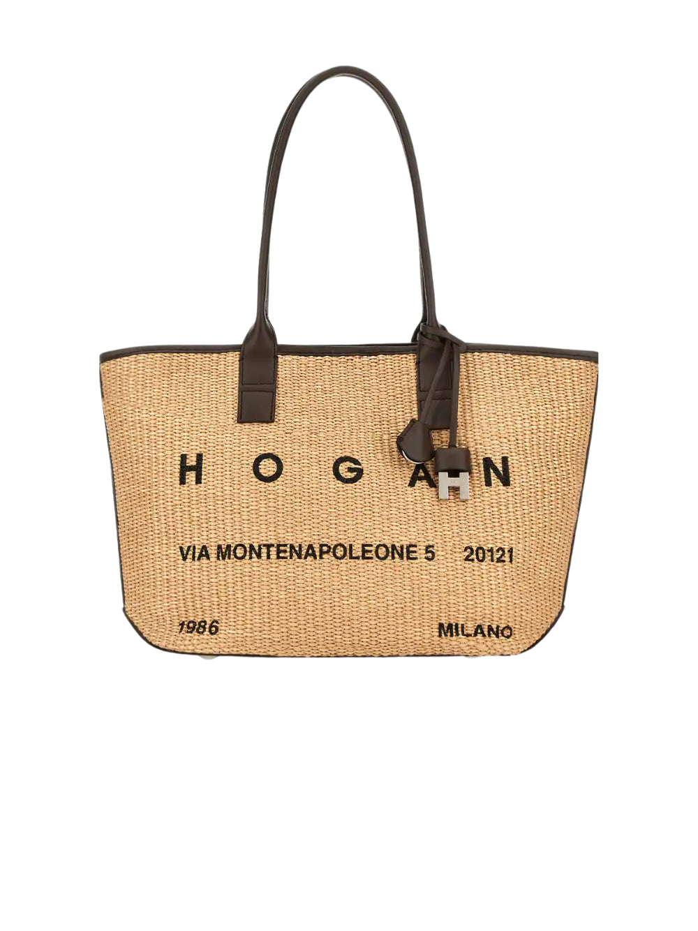 Hogan Borsa Donna ADDRESS SHOPPING PICCOLA TESS RAFIA KBW01TA3200UYI 7E06