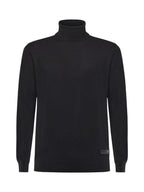John Richmond Maglia Uomo TURTLENECK GNOMA UMA25056LU BLACK