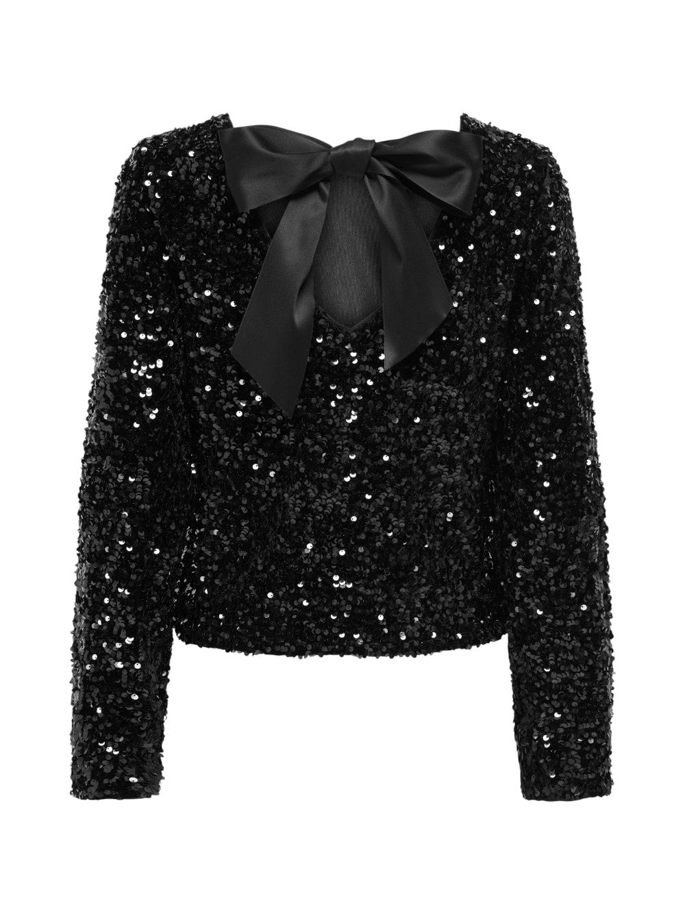 ONLY Maglia Donna ONLCONFIDENCE L/S SEQUIN BOW TOP JRS 15360166