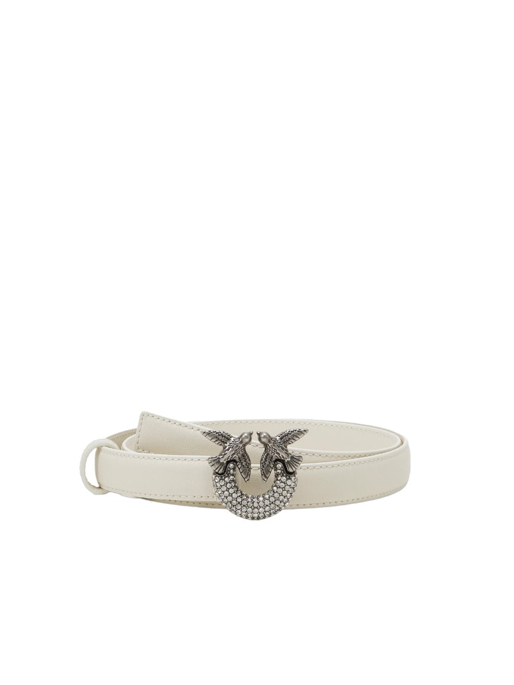 Pinko Cintura Donna  LOVE BERRY H2 BELT VITELLO SETA JEWEL BUCKLE