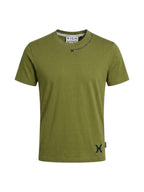 John Richmond T-SHIRT Uomo FYAMI UMP26038TS GREEN MAYFLY