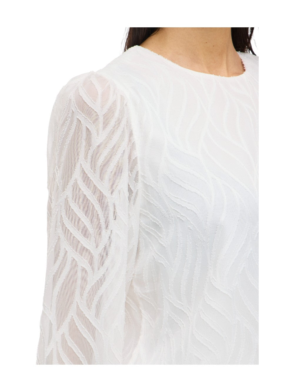 VILA Blusa Donna VIMIKA O-NECK L/S TOP - NOOS 14107406