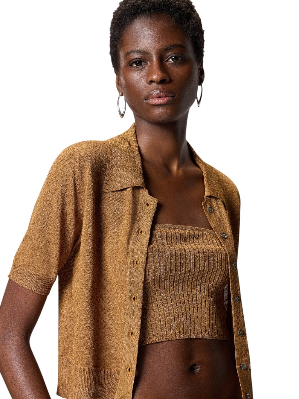 Pinko Top Donna CEDRUS CARDIGAN SHINY LUREX 106941A3BDL25